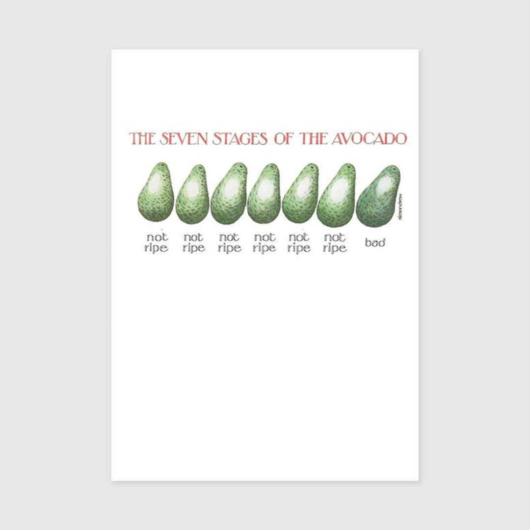 Simon Drew Card - Avocado 7 Stages