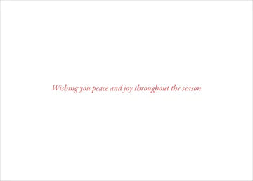 Deluxe Boxed Christmas Cards - Wreath Of Peace