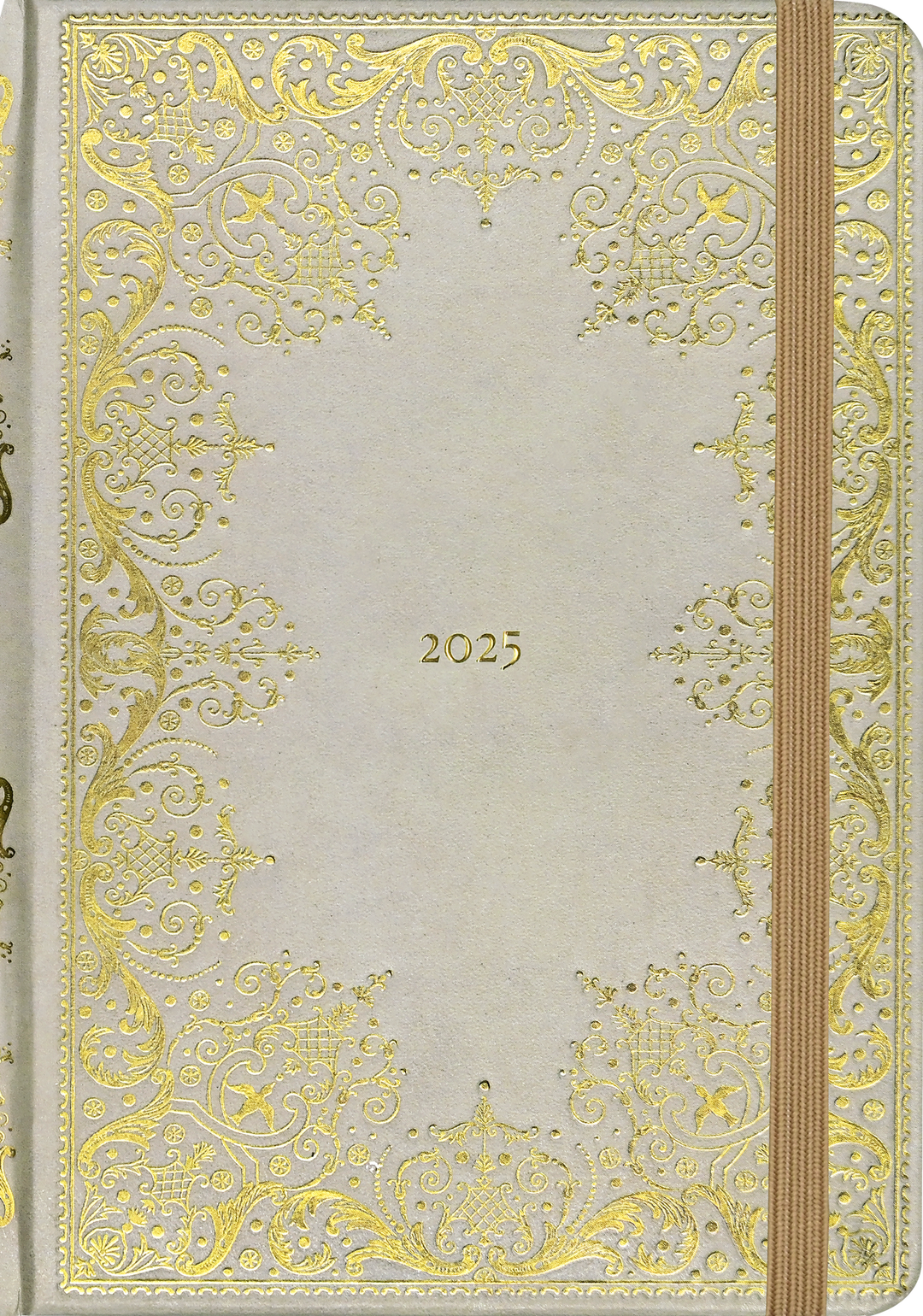 2025 Weekly Diary - Gilded Ivory 16 Month 2025