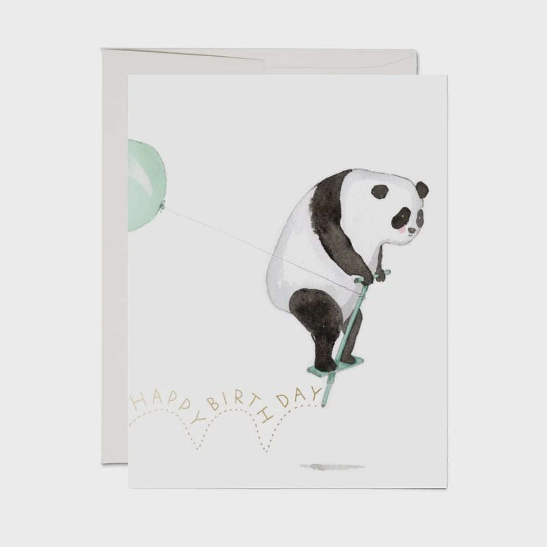 E. Frances Card - Pogo Panda