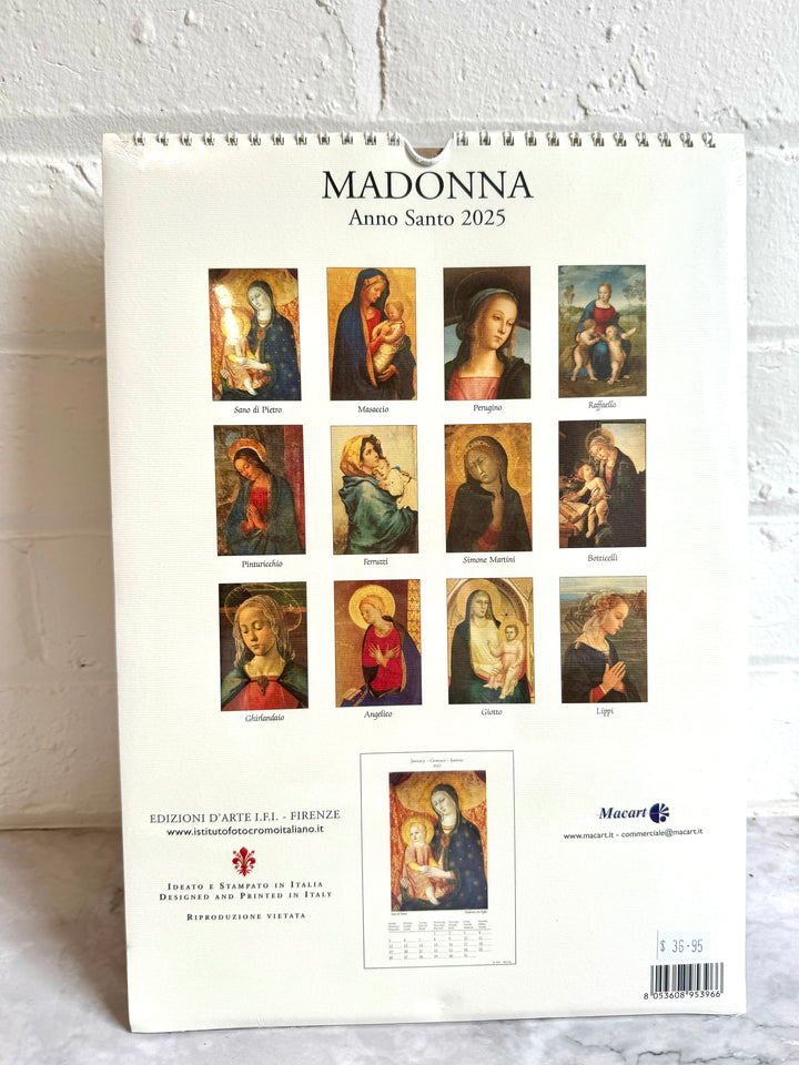 2025 Medium Wall Calendar - Madonna