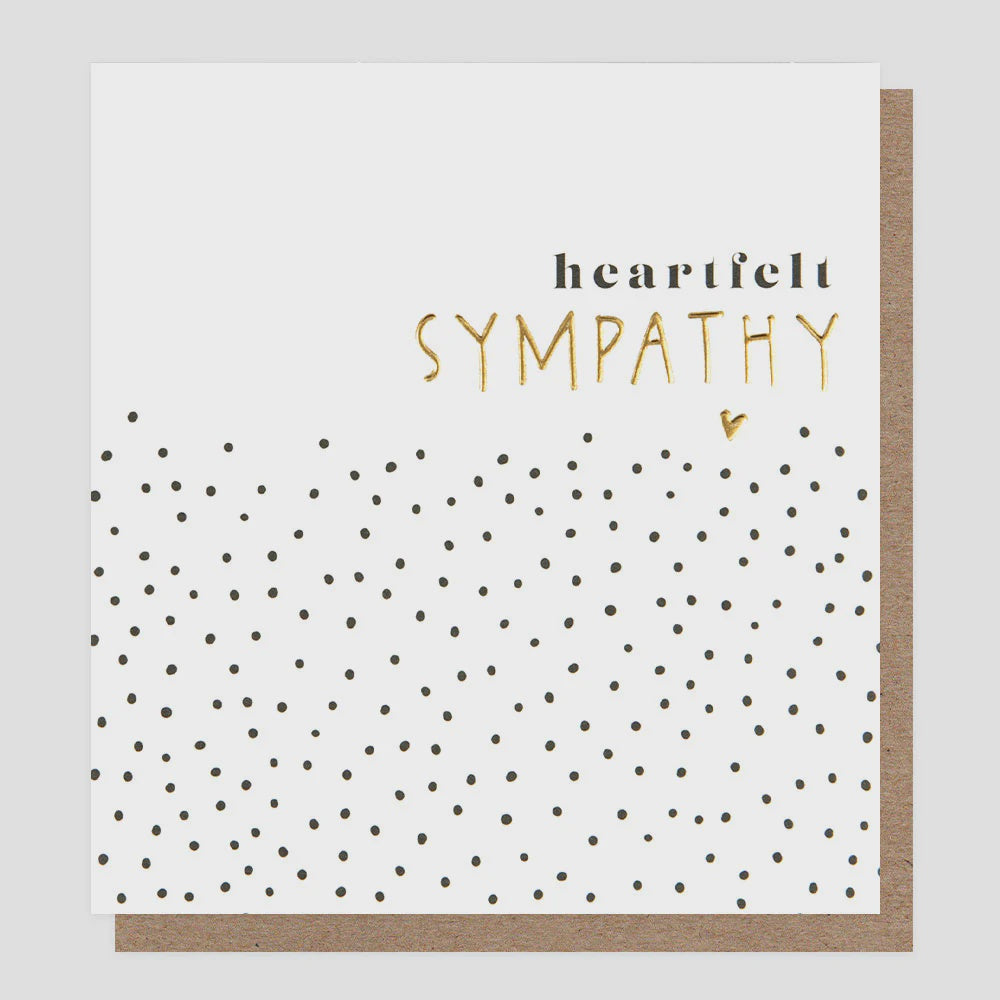 Card - Heartfelt Sympathy Dotty