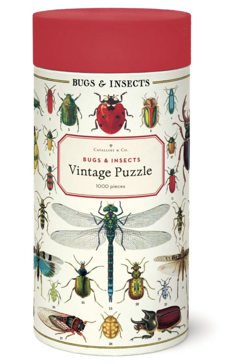 Cavallini & Co. 1000 Piece Puzzle -  Bugs  & Insects