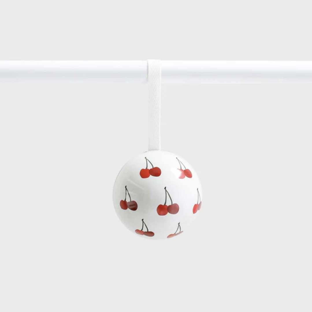 Bauble - Cherries (White)