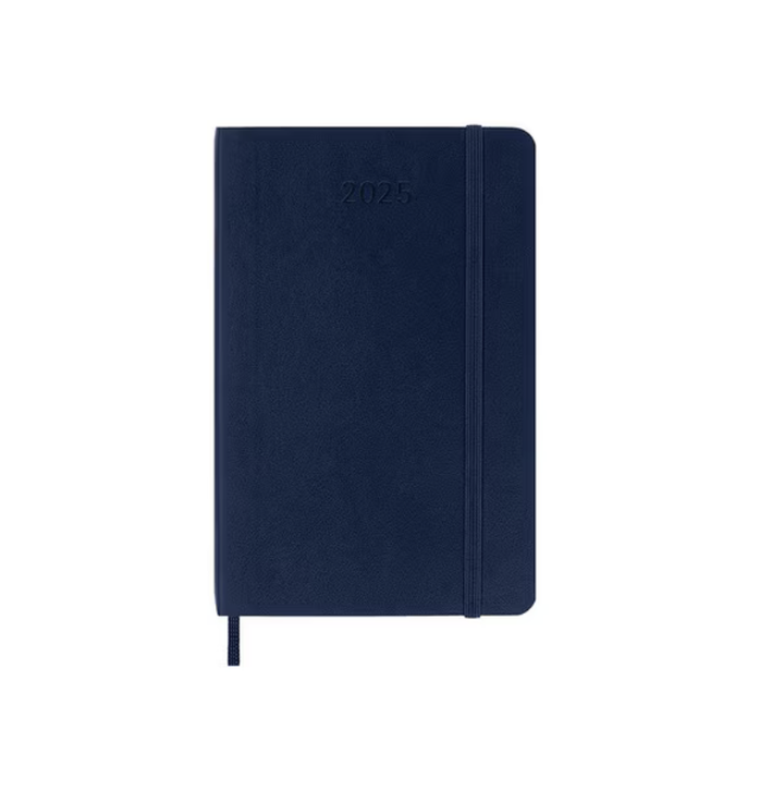 2025 Pocket Soft Cover Weekly Diary - Sapphire Blue