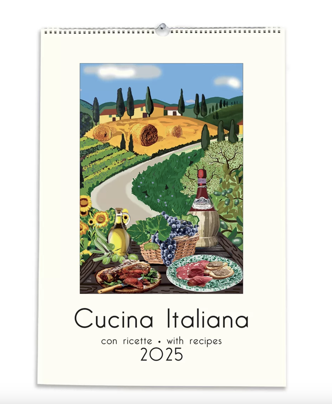 2025 Large Wall Calendar - Cucina Italiana