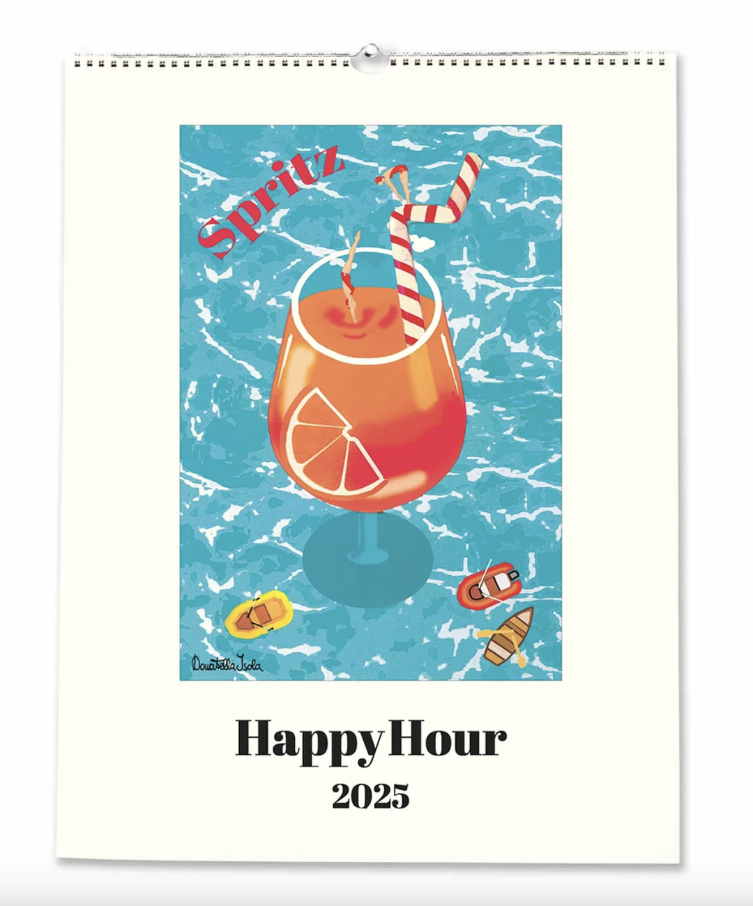 2025 Medium Wall Calendar - Happy Hour