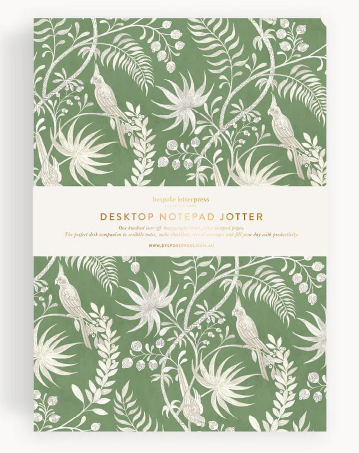 Bespoke Notepad Jotter - Jardin Tropical