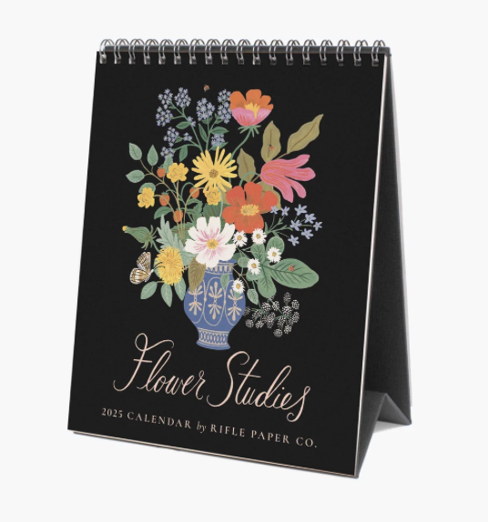 2025 Desk Calendar - Flower Studies