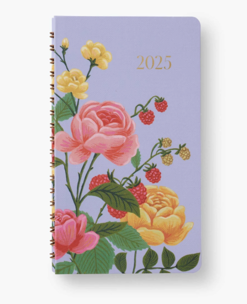 2025 Spiral Pocket Planner - Roses