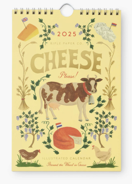 2025 Kitchen Calendar - Cheese