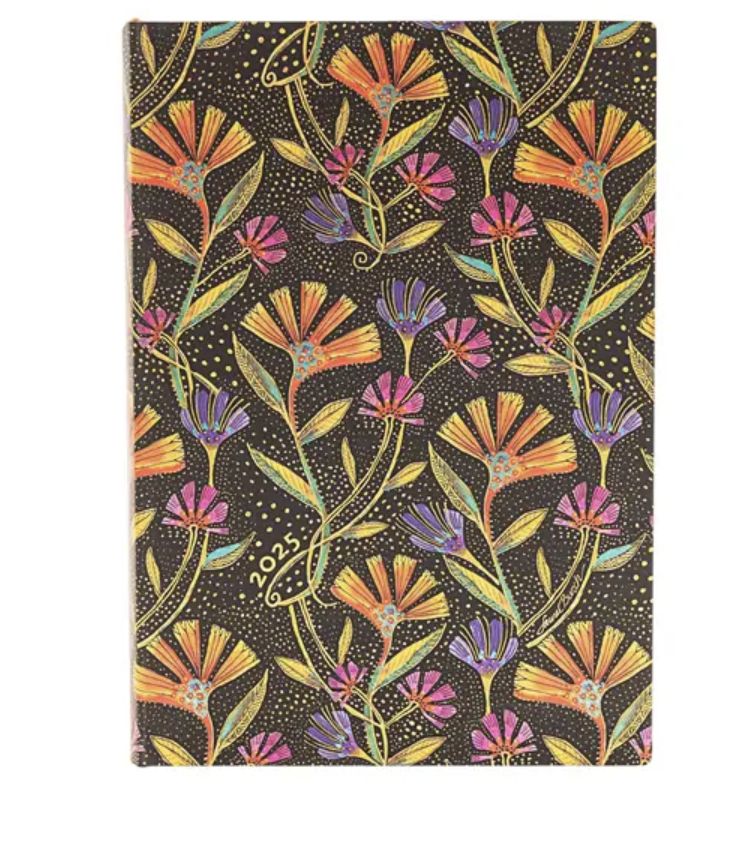 2025 Wild Flowers, Midi Flexi, Day-at-a-Time Diary