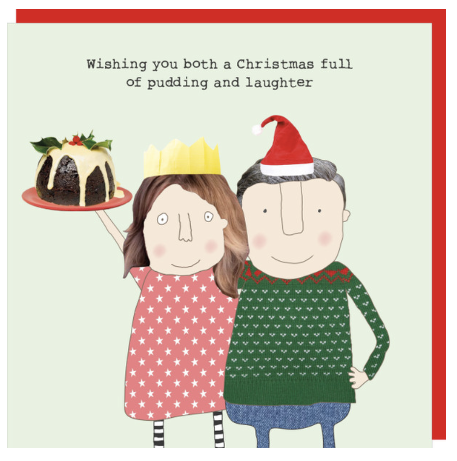 Rosie Made A Thing Christmas Card - Both Laughter