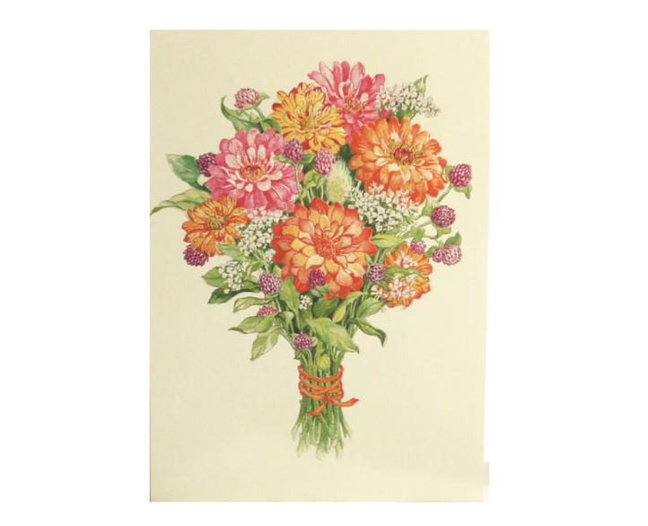 Paula Skene Card - Flower Bouquet