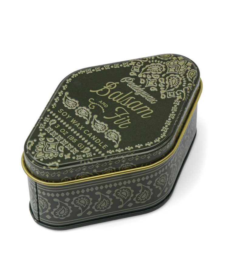 Station 3.5oz Printed Tin Candle - Balasam & Fir