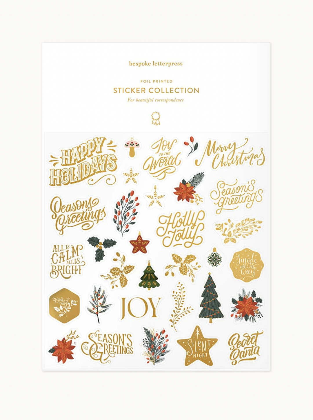 Sticker Sheet - Christmas Greetings