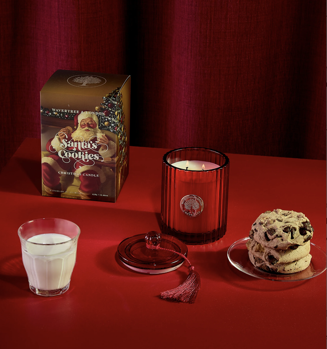 Double Wick Christmas Candle - Santa's Cookie