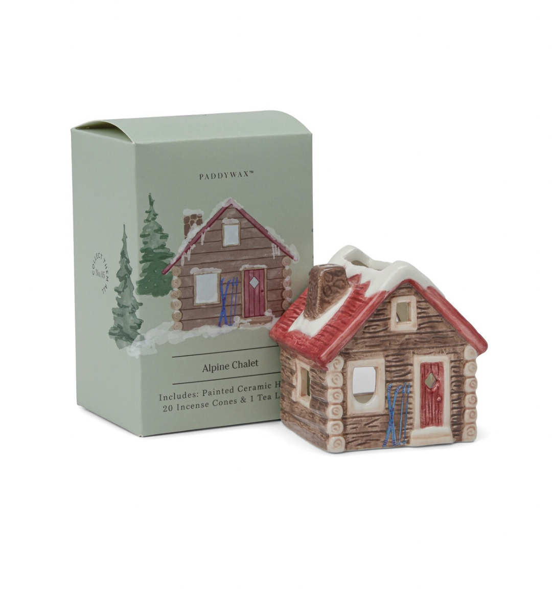 Paddywax: Alpine Chalet Style Incense & Tea Light Holder