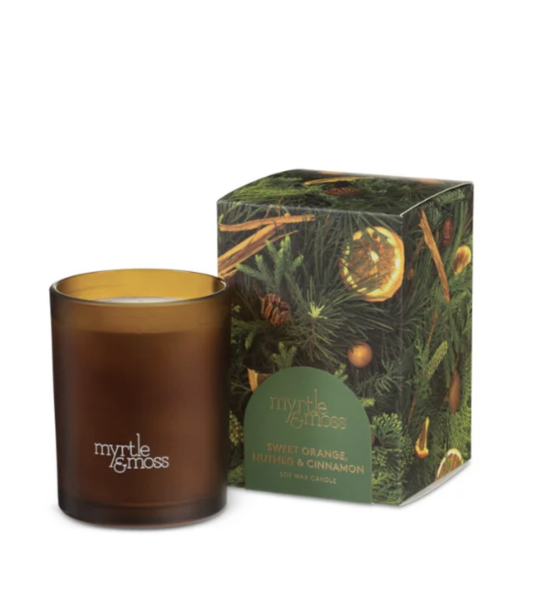 Christmas Candle - Sweet Orange, Nutmeg & Cinnamon