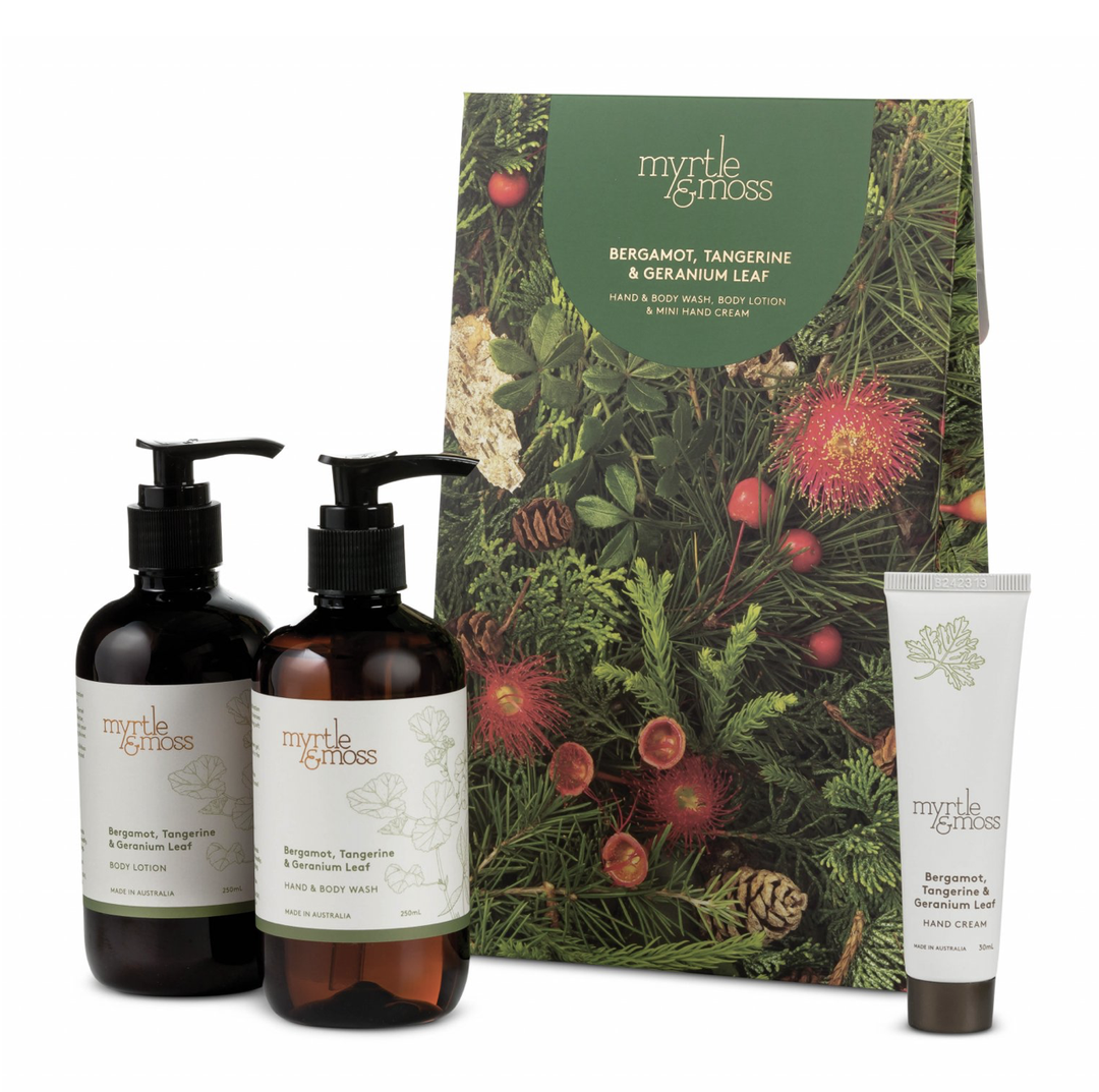 Bergamot Trio - Bergamot, Tangerine & Geranium Leaf BW, LOtion, Hand Cream