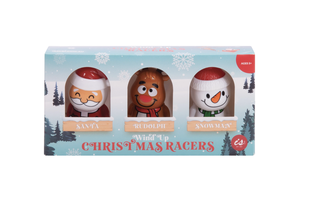 Wind Up Christmas Racers (Set of 3)