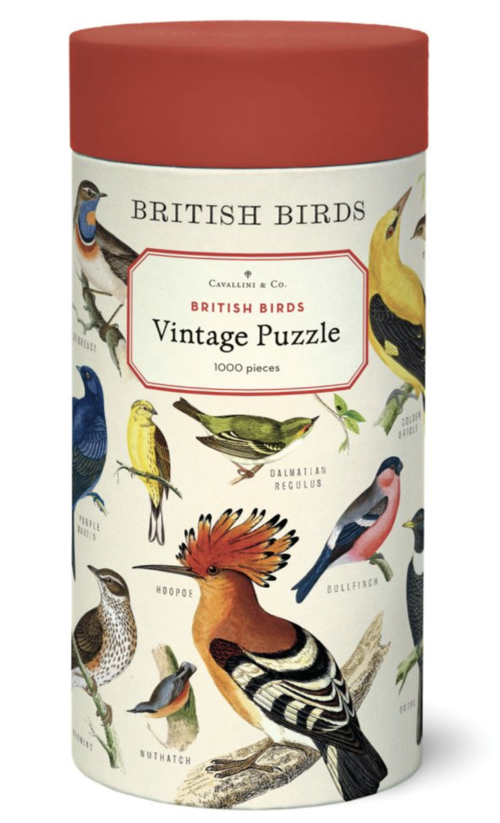 Cavallini & Co. 1000 Piece Puzzle - British Birds