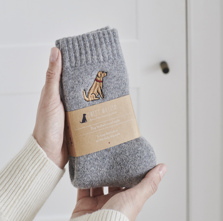 Sweet William Wool Socks - Golden Retriever