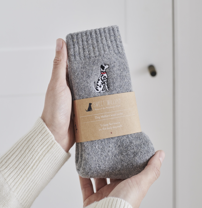 Sweet William Wool Socks - Dalmation