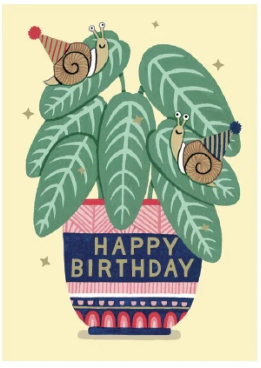 Holly Maguire Card - Birthday Snails