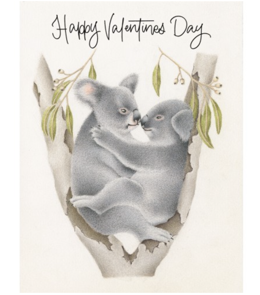 Squirrel Design Card - Koala Embrace