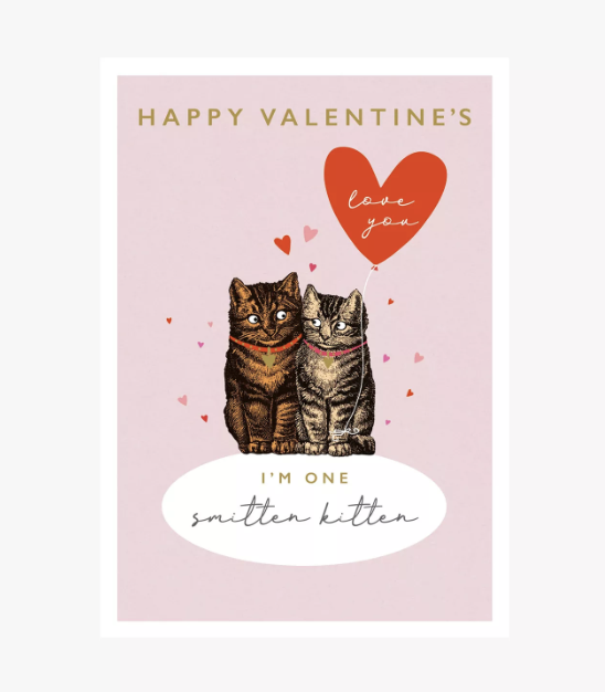 The Art File Card - Smitten Kitten