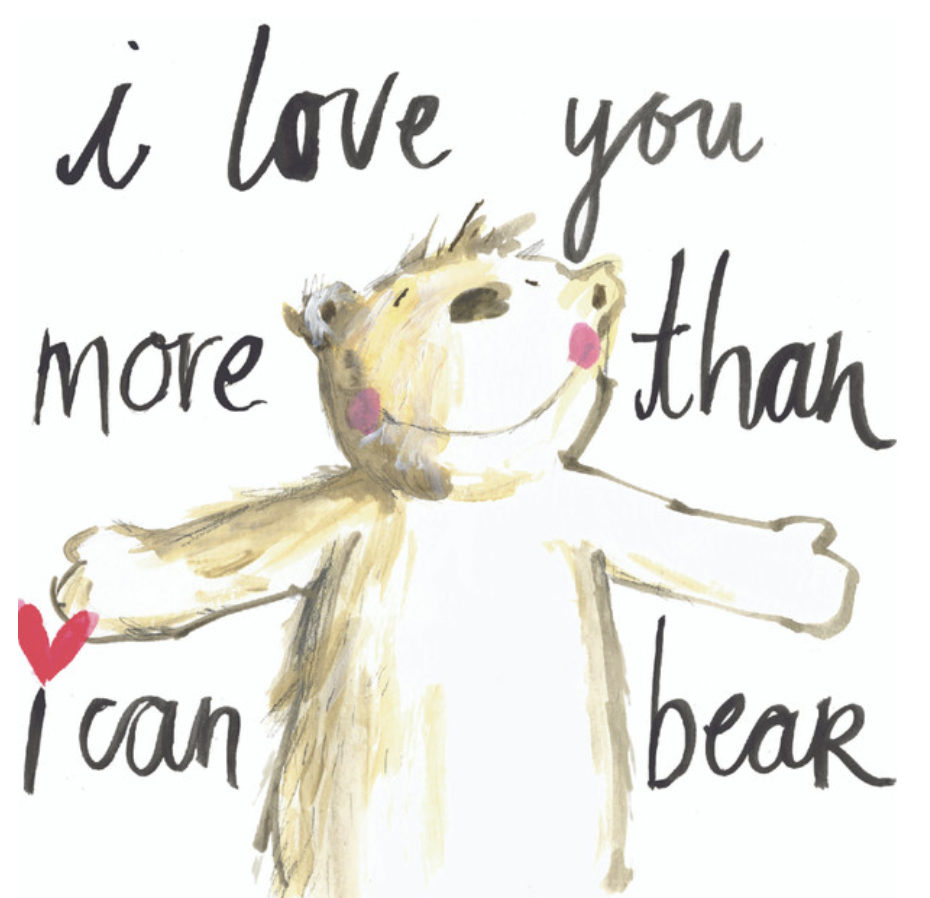 Sooshichacha Card - I Love You More Than I Can Bear