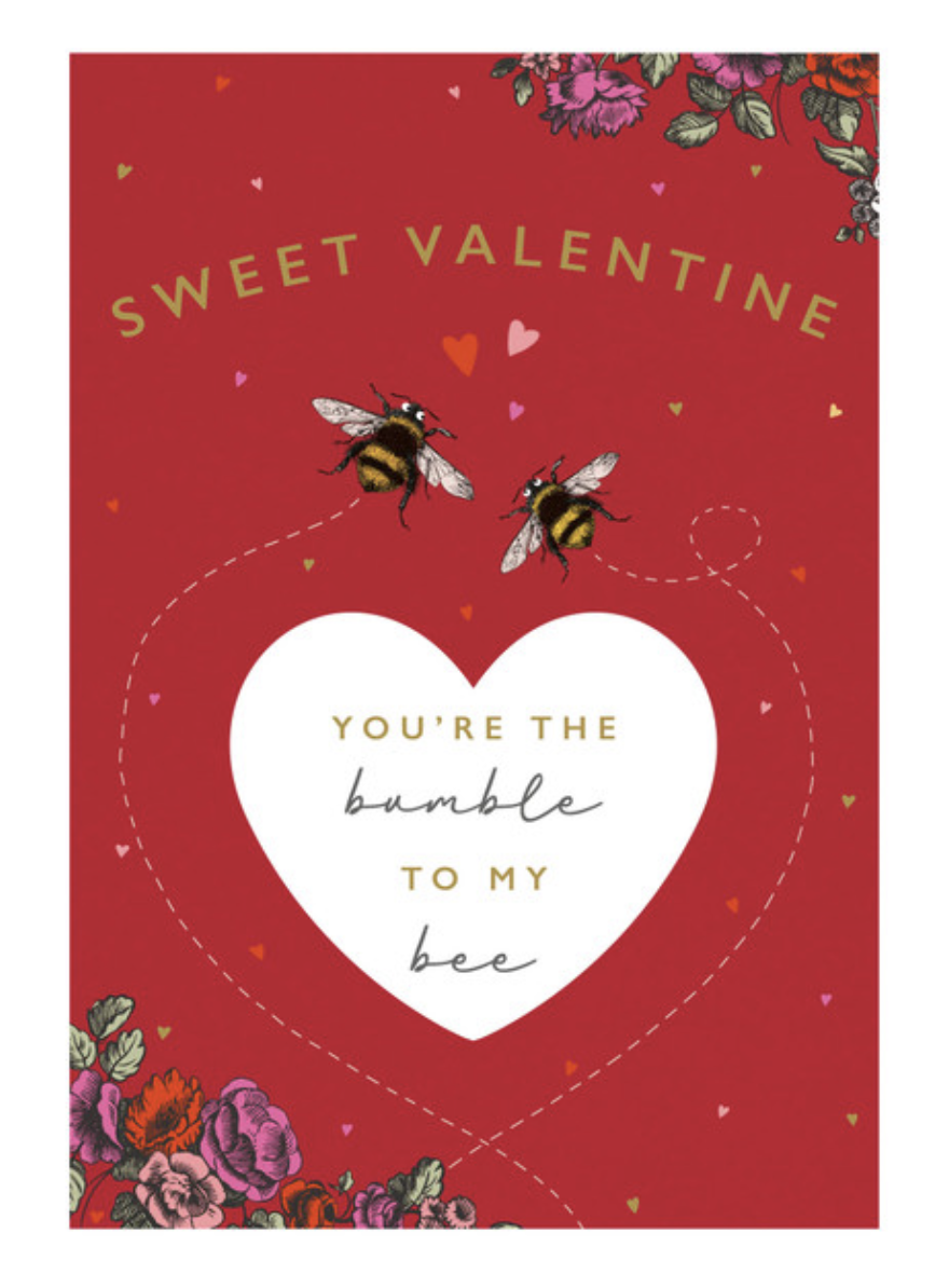 The Art File Card - Sweet Valentine Bee