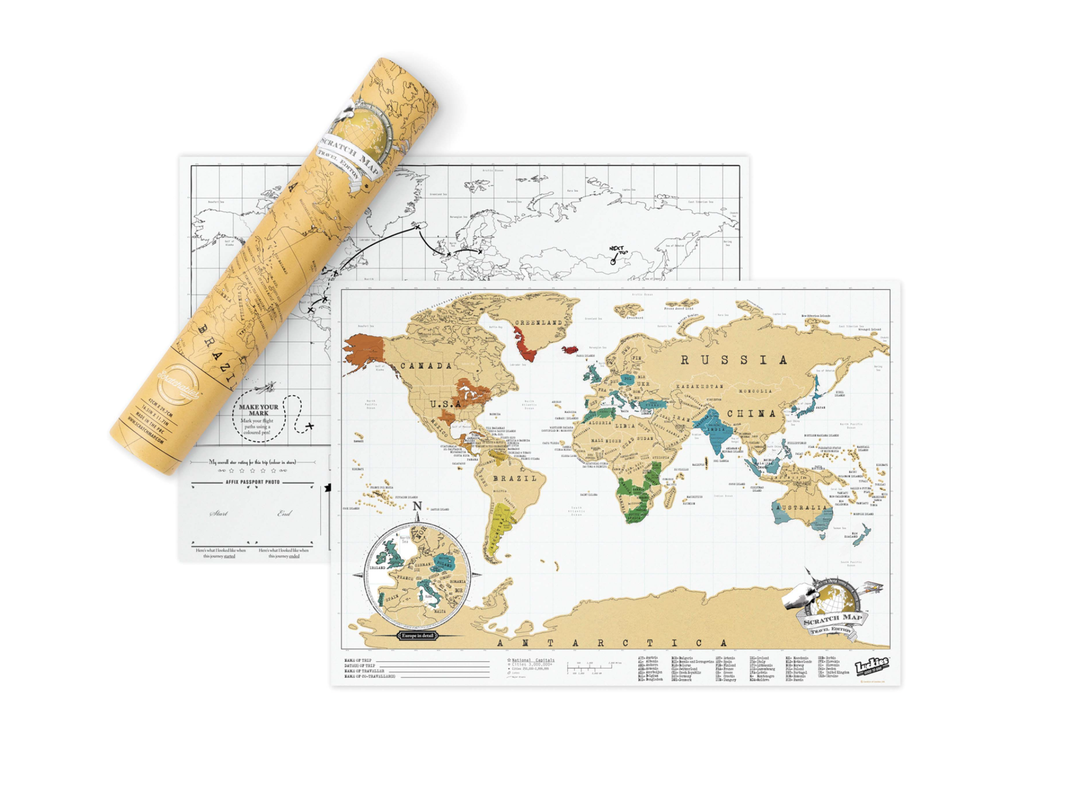 Scratch Map Travel Edition