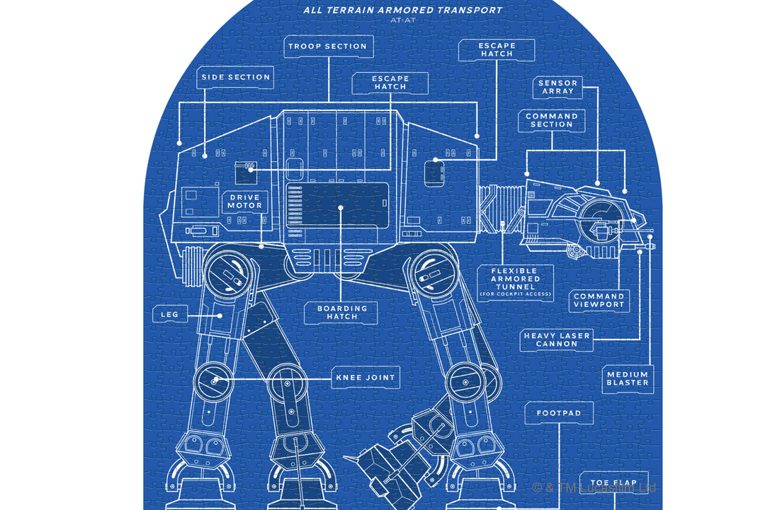 1000 Piece Puzzle - Star Wars AT-AT