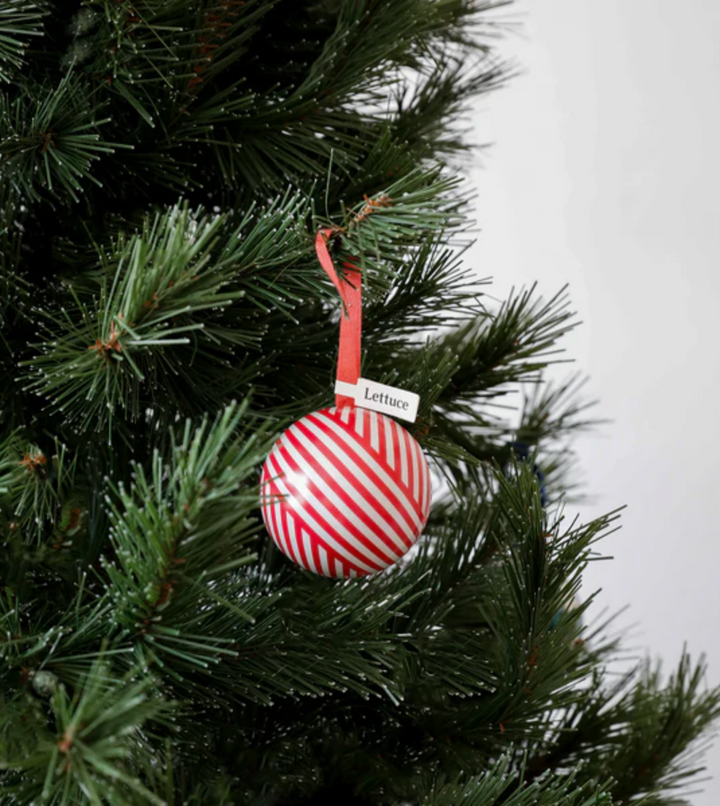 Bauble - Ribbon (Red)