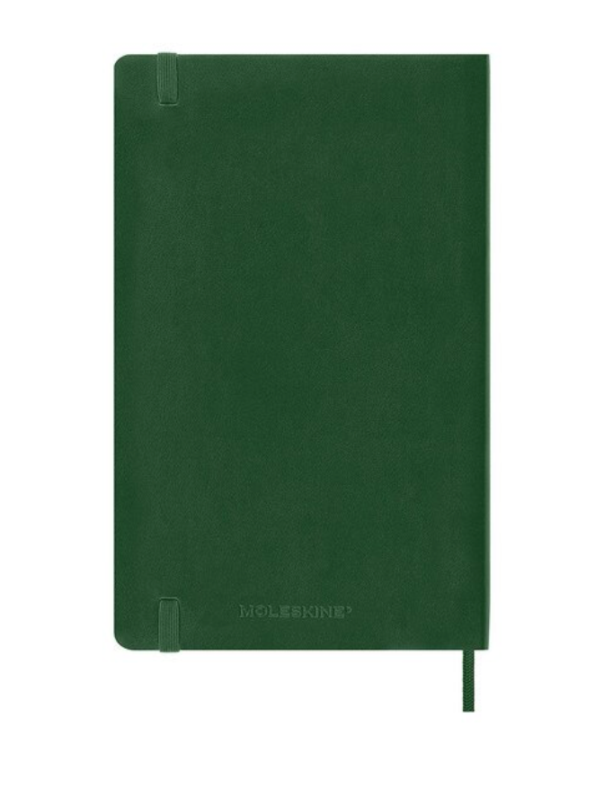 2025 Large Soft Cover Daily Diary - Myrtle Green