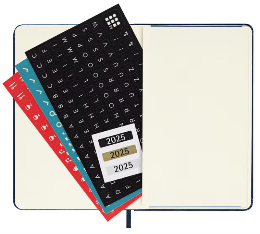 2025 Pocket Hard Cover Weekly Diary - Sapphire Blue