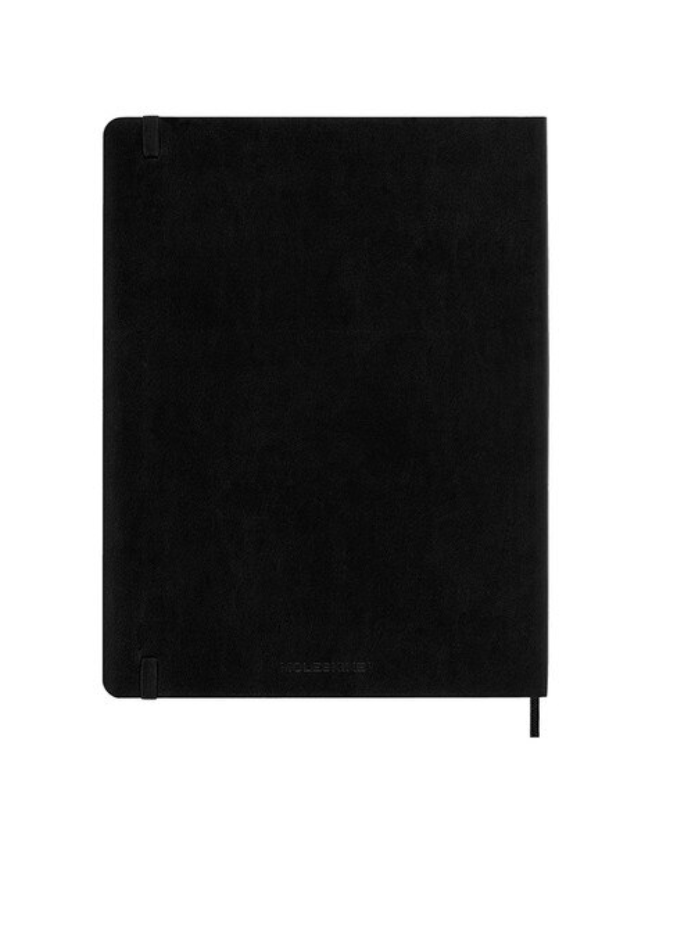 2025 Extra Large Soft Cover Weekly Diary - Black