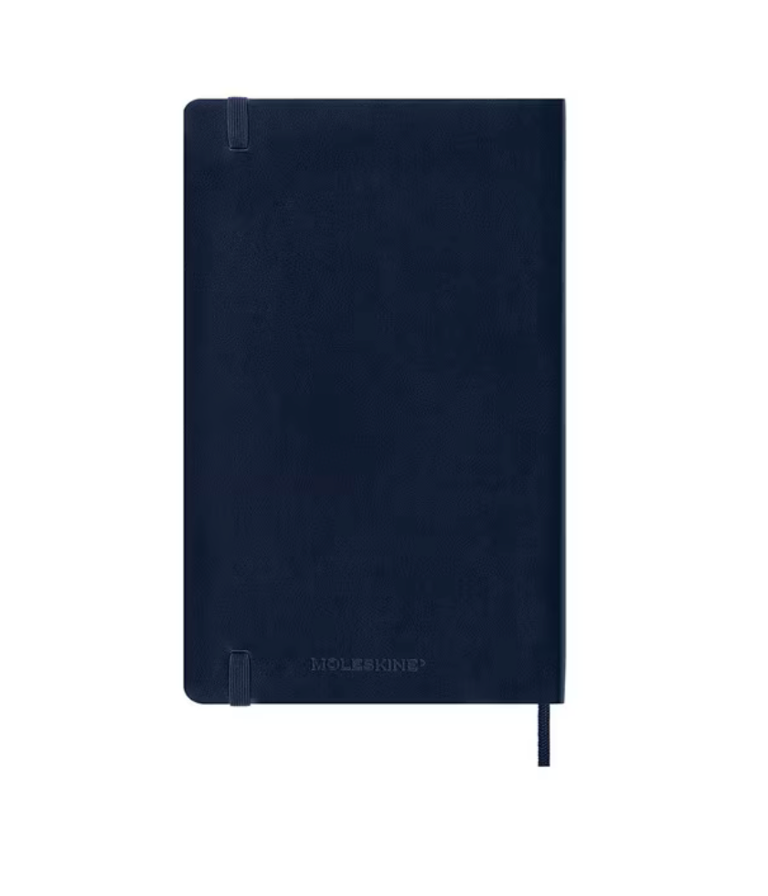 2025 Large Soft Cover Weekly Diary - Sapphire Blue