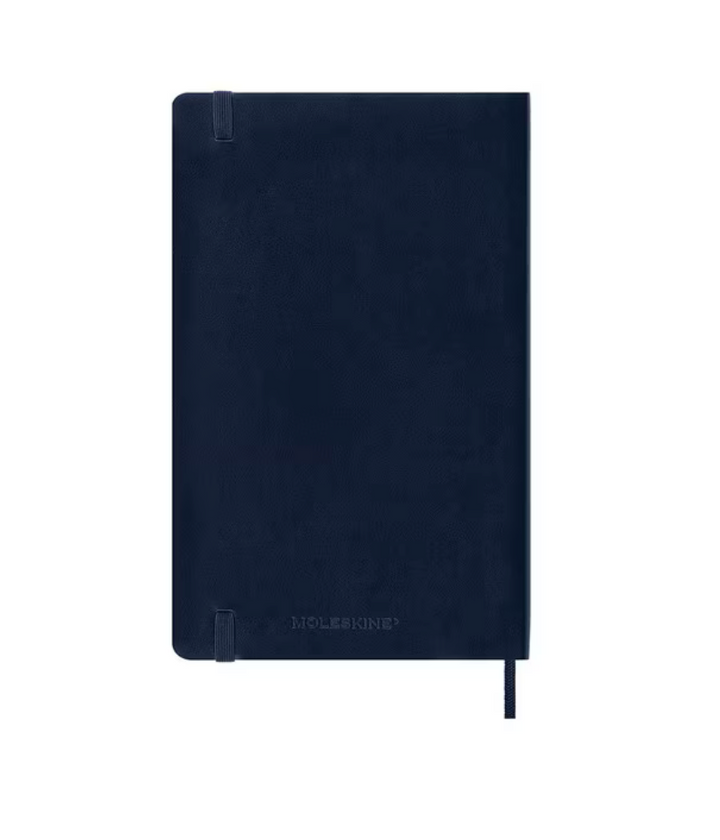 2025 Large Soft Cover Weekly Diary - Sapphire Blue