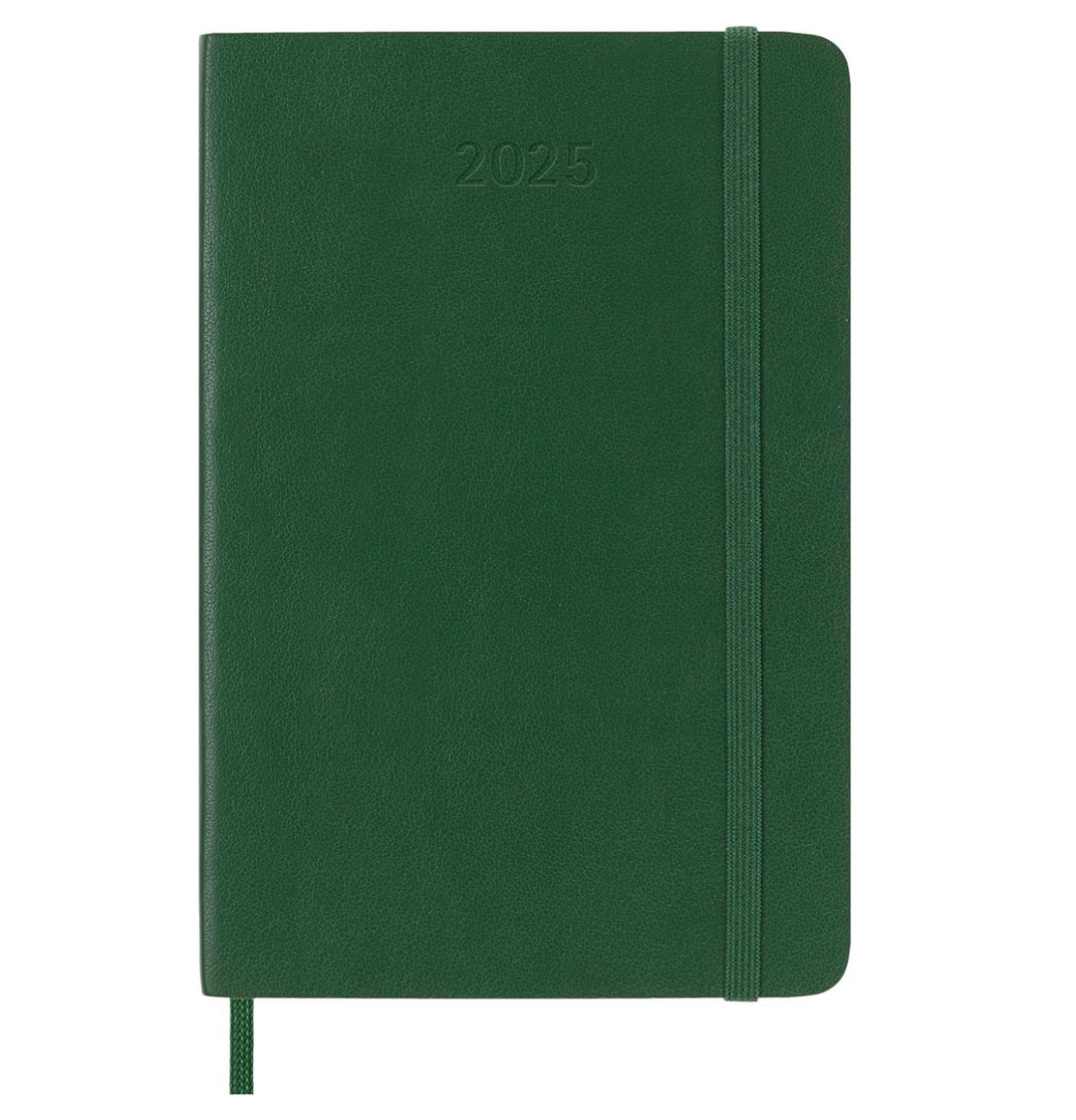 2025 Pocket Soft Cover Weekly Diary - Myrtle Green