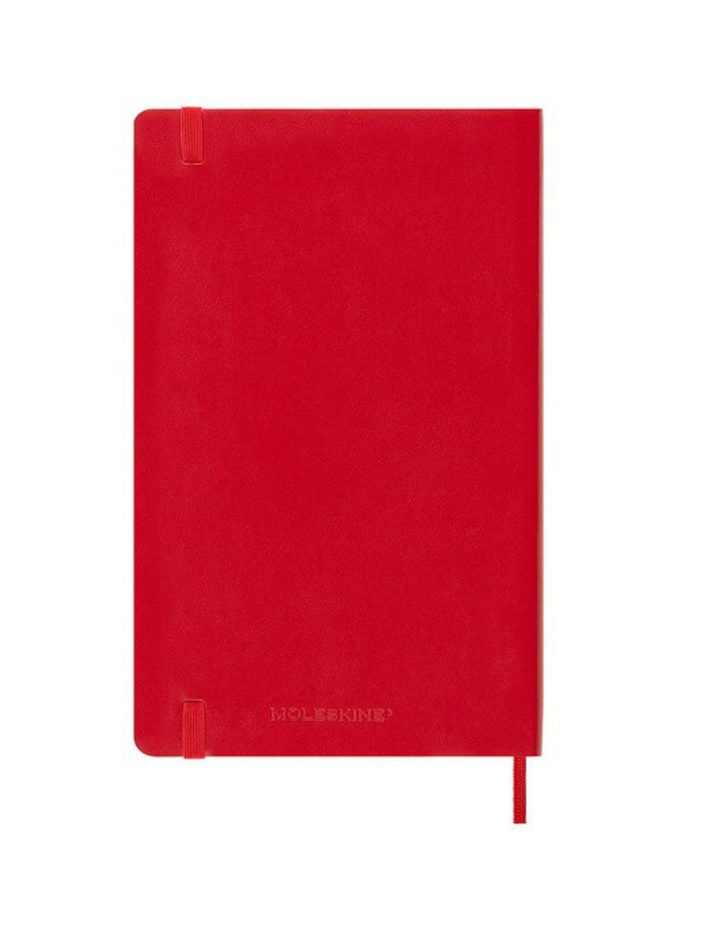 2025 Large Soft Cover Weekly Diary - Scarlet Red