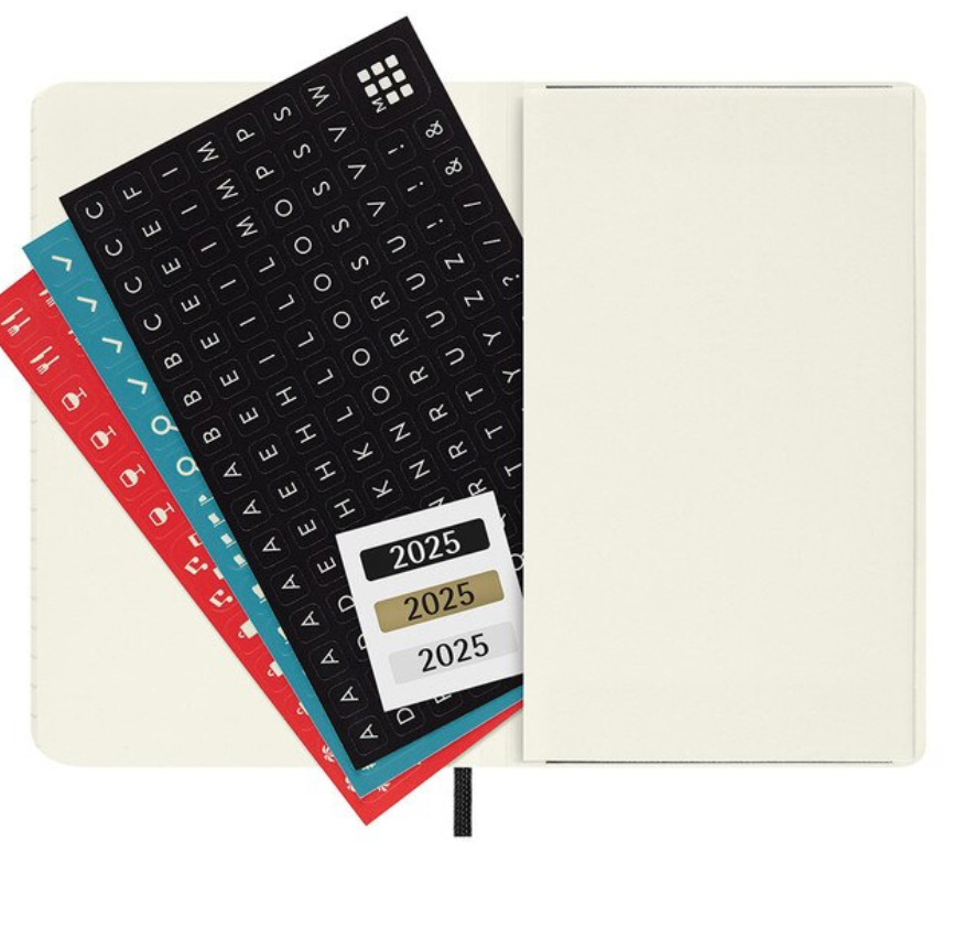 2025 Pocket Soft Cover Weekly Diary - Black