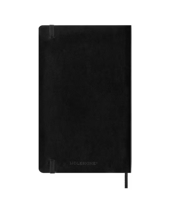 2025 Large Soft Cover Weekly Diary - Black