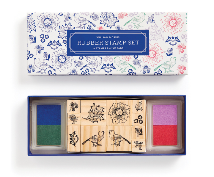 Rubber Stamp Set - William Morris