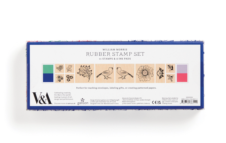 Rubber Stamp Set - William Morris