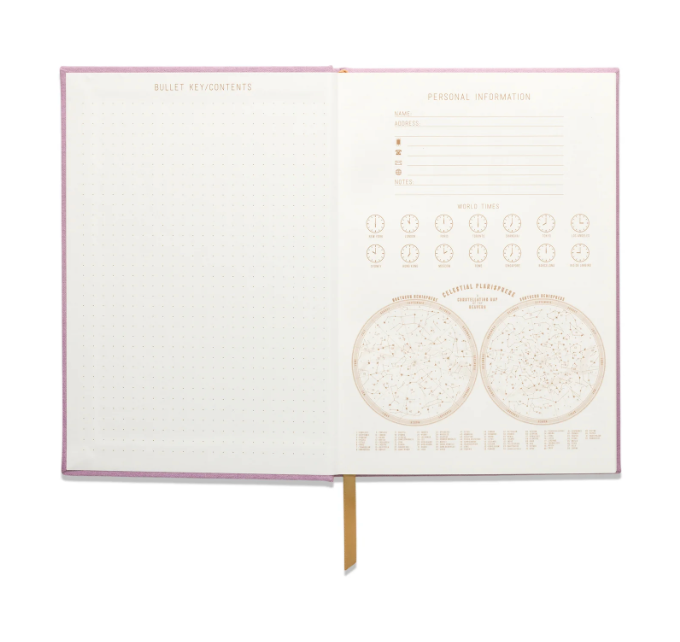 Hard Cover Suede Journal - Notes