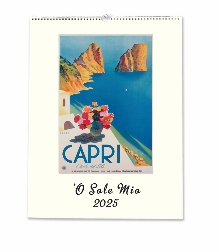 2025 Medium Wall Calendar - O Sole mio