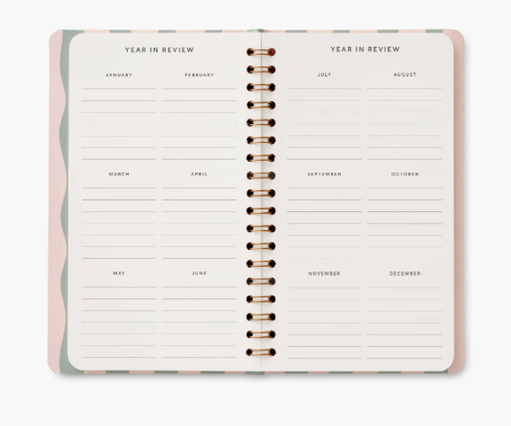 2025 Spiral Pocket Planner - Roses